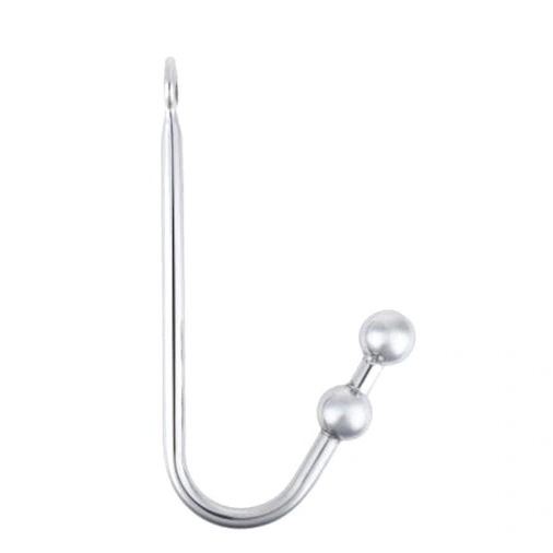 Anal Hook Two Steel Pleasurable 4417 Stainless Balls 1227